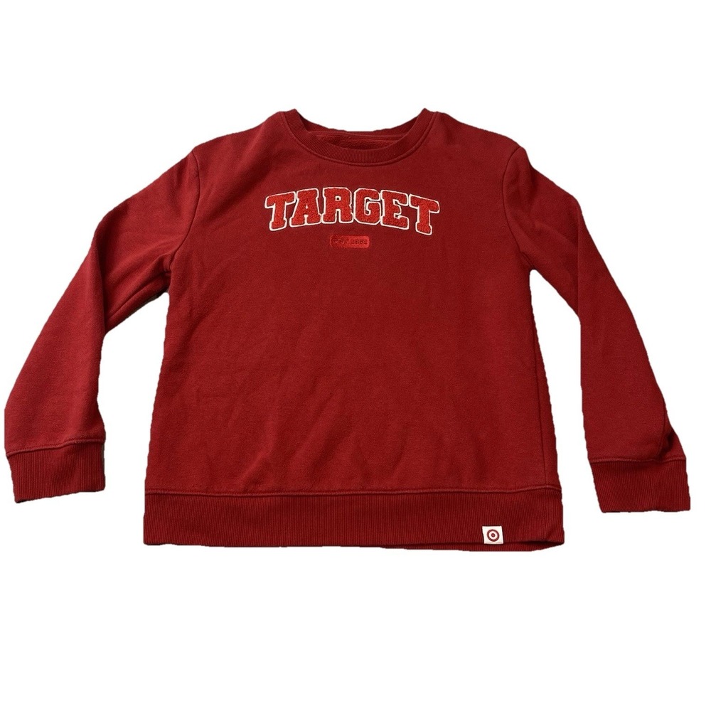 Wondershop Target Sweatshirt Kids Red Special Edition Sz L 10/12